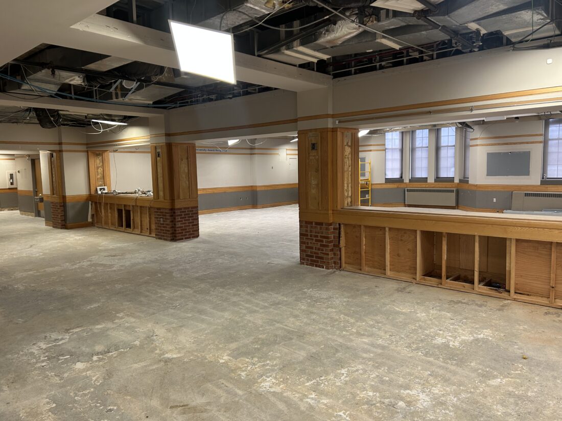 Construction underway for renovations at portions of the Kansas Union that aim to create more ‘inviting space’